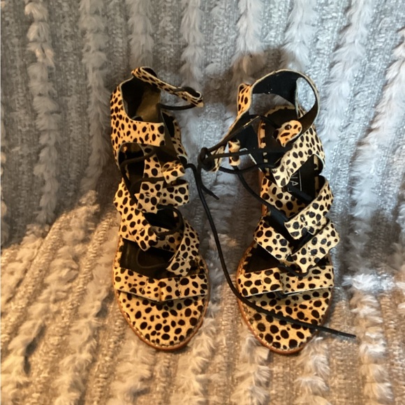 Anthropologie Sol Sana Rudey sandals size 38/8 - Picture 3 of 4